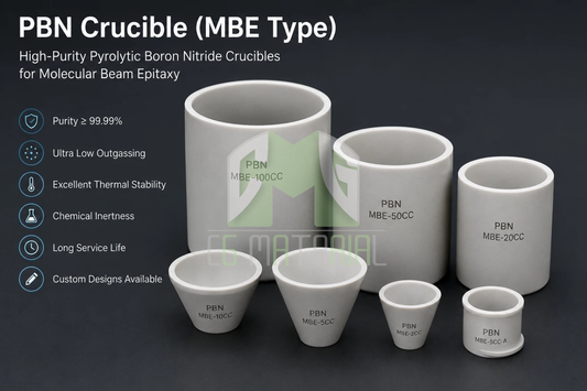 Pyrolytic Boron Nitride Crucible, PBN Crucible, MBE Type